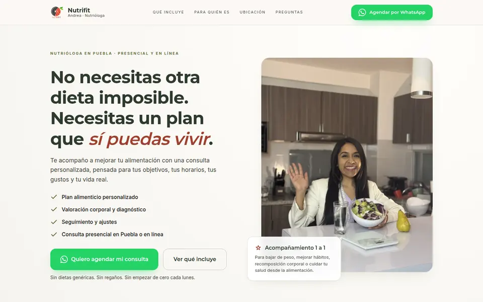 Captura de NutriFit